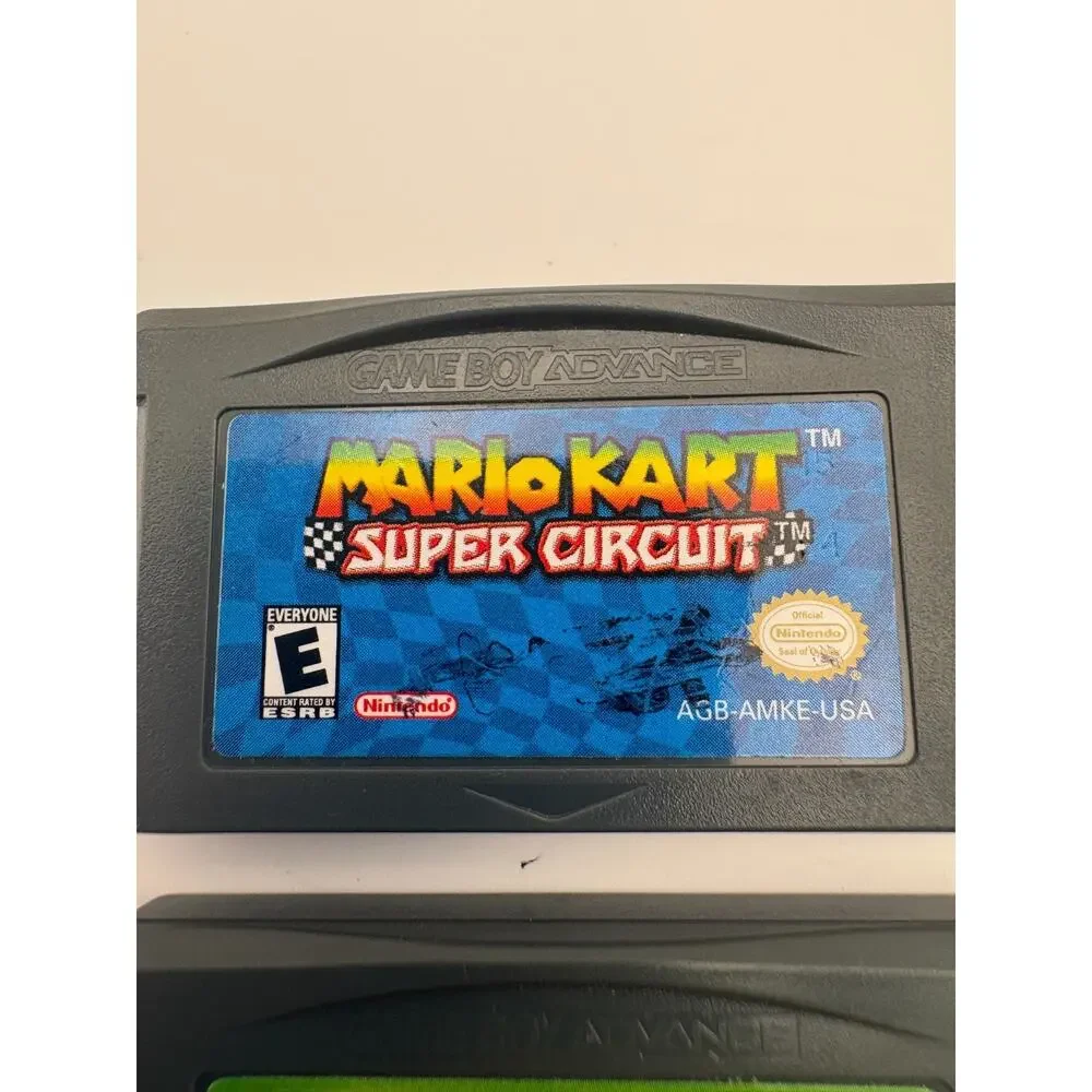 Mario Kart Golf Tennis Game Boy Advance GBA Game Lot Authentic Tested Nintendo